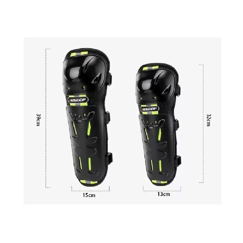 Set Rodilleras Coderas 2 En 1 Para Motociclista Protección,4p