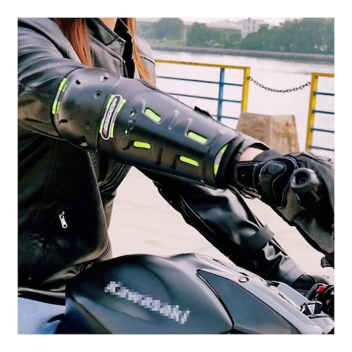 Set Rodilleras Coderas 2 En 1 Para Motociclista Protección,4p