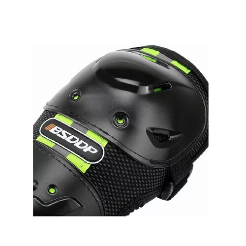 Set Rodilleras Coderas 2 En 1 Para Motociclista Protección,4p