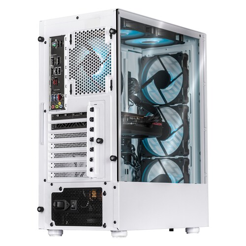 Xtreme PC Gaming AMD Radeon RX 7600 Ryzen 5 7600X 32GB DDR5 SSD 500GB HDD 2TB WIFI White 