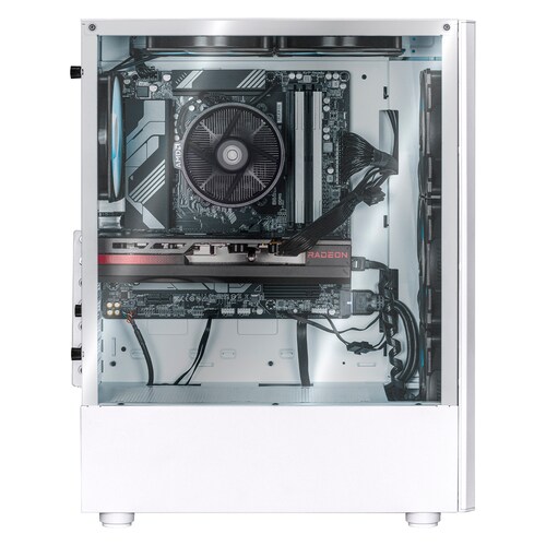 Xtreme PC Gaming AMD Radeon RX 7600 Ryzen 5 7600X 32GB DDR5 SSD 500GB HDD 2TB WIFI White 
