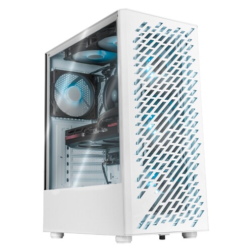 Xtreme PC Gaming AMD Radeon RX 7600 Ryzen 5 7600X 32GB DDR5 SSD 500GB HDD 2TB WIFI White 