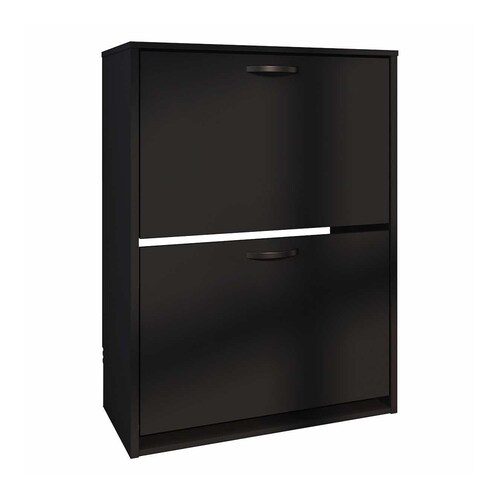 Zapatera Organizador 12 Pares Playcon  Color Negro Liso