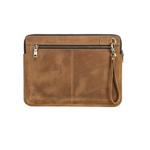 Porta laptop Funda  de piel Autentica para Macbook tablet  laptop