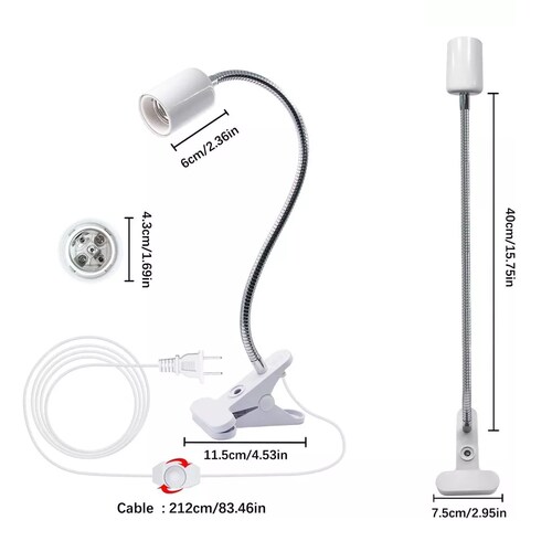 Lámparas De Calor Para Tortuga Reptiles Uva+uvb 2 Bombillas Blanco