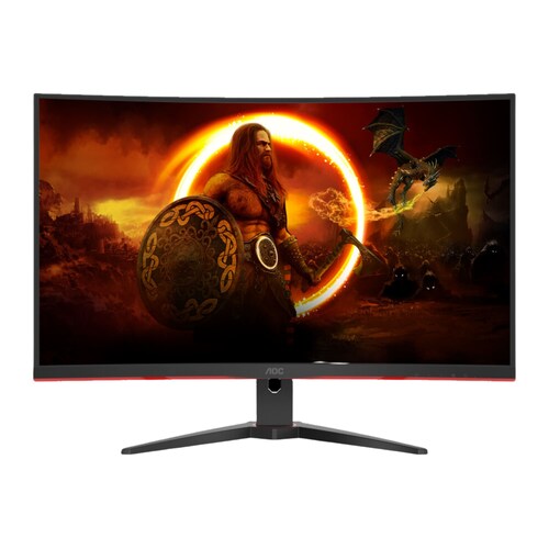 Monitor LED Curvo de 32'' AOC Gaming C32G2ZE, Full HD 1920X1080, VGA/HDMI/DisplayPort, 240 Hz, 0.5 ms, Negro