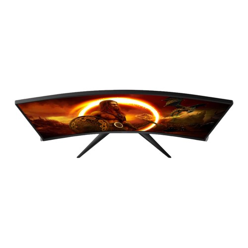 Monitor LED Curvo de 32'' AOC Gaming C32G2ZE, Full HD 1920X1080, VGA/HDMI/DisplayPort, 240 Hz, 0.5 ms, Negro