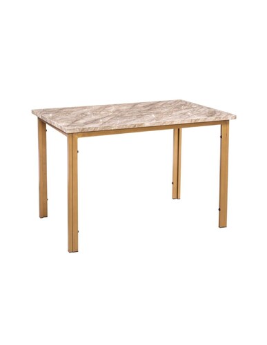 Comedor Naya Oro 4 Sillas Tubulares.