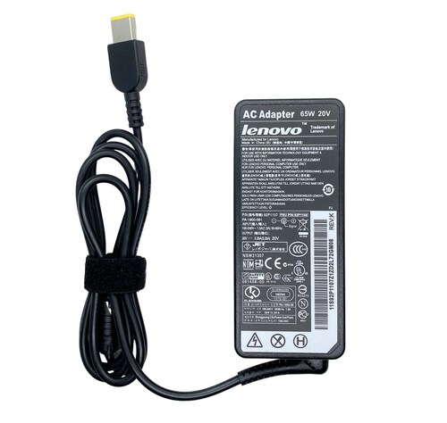 Cargador Laptop Lenovo 20v 3.25a Plug Tipo Usb Rectangular