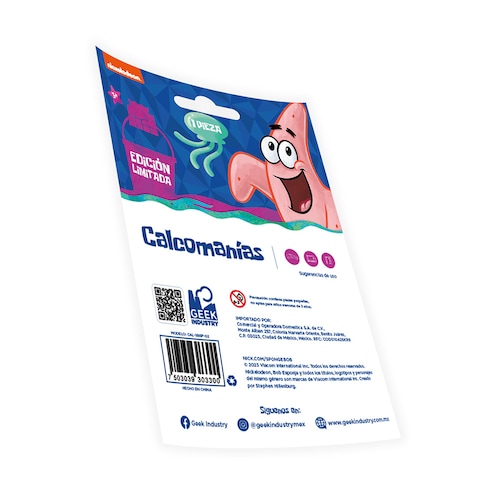 Sticker Decorativo Bob Esponja y Patricio - Geek Industry 