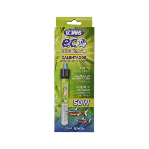 CALENTADOR SUMERGIBLE C/TERMOSTATO ECOTHERMAL 50 W