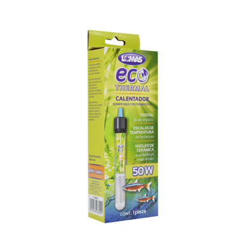 CALENTADOR SUMERGIBLE C/TERMOSTATO ECOTHERMAL 50 W