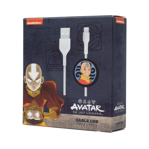 Cable USB a Tipo C Aang - Avatar - Geek Industry 