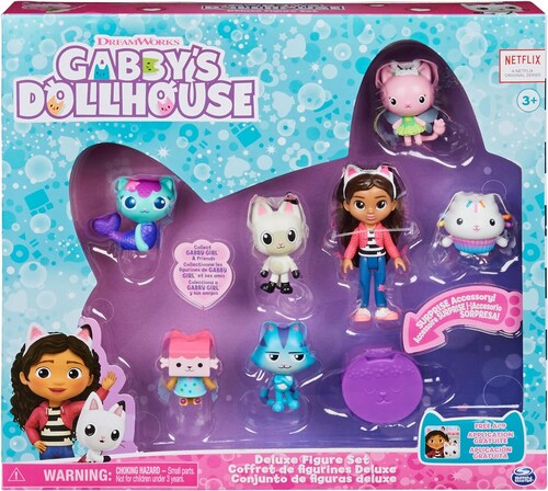 Set Deluxe Figuras La Casa De Muñecas De Gabby Con Accesorio.