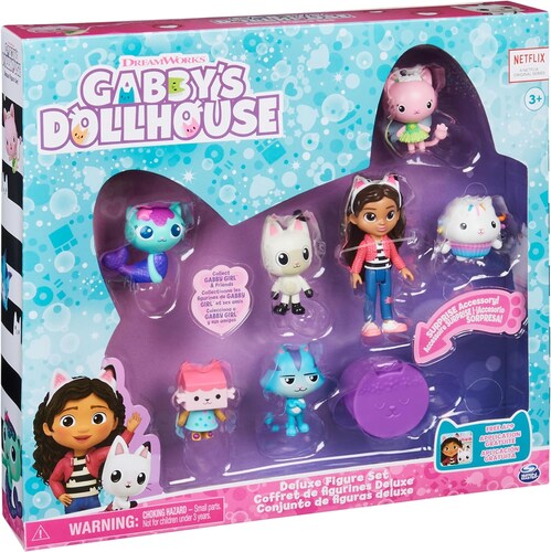 Set Deluxe Figuras La Casa De Muñecas De Gabby Con Accesorio.