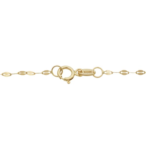 Cadena Grano de Café Italiano 10 Kilates. Oro Fino Joyería.