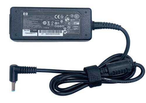 Cargador Para Laptop Hp Punta Azul 19.5v 2.31a Chromebook