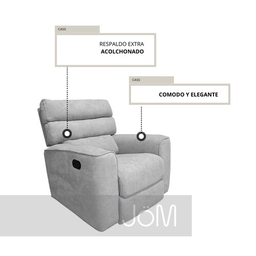 Sillón Reclinable CASS, mecanismo manual by JÖM