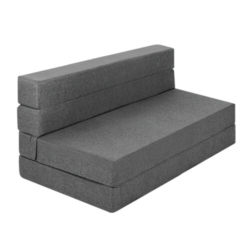 Sofá Cama 2 en 1 Sillon Matrimonial y Colchon Plegable | Gris