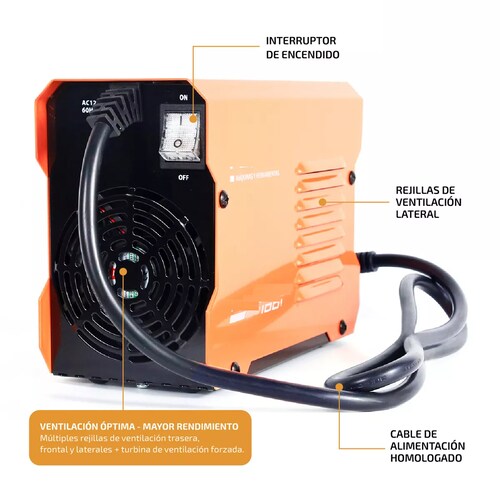 Soldadora Inversora Portátilr 100 60Hz - Soldadora Inverter Máquina para Soldar