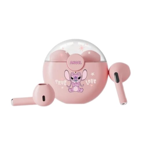 Audífonos Inteligentes Bluetooth 5.3 Stitch, Angel y Lotso