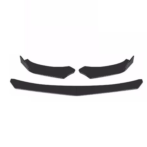 Splitter Lip Universal Plástico Delantero Auto 3 Piezas