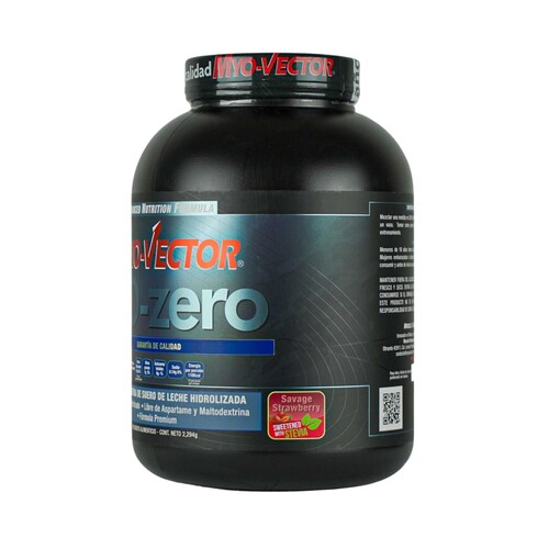 Myo Vector, Iso-Zero, Fresa, 100% proteína asilada de suero de leche, Sin carbohidratos, Colágeno hidrolizado, Libre de Aspartame y Maltodextrina, 74 Servicios.