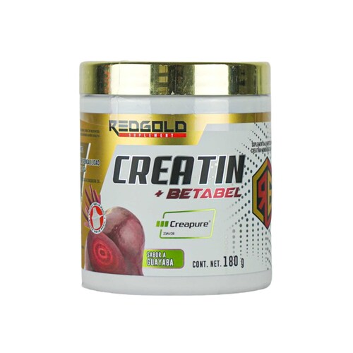 Red Gold Creatina Creapure + Betabel - Suplemento Deportivo de Alta Pureza.