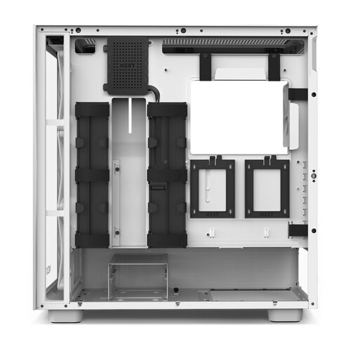 Gabinete Gamer NZXT H7 Elite ATX Media Torre 4 Fan Cristal Templado Blanco CM-H71EW-01 