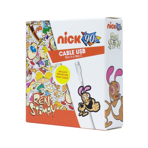 Cable USB a Tipo C - Ren - Ren & Stimpy - Geek Industry 