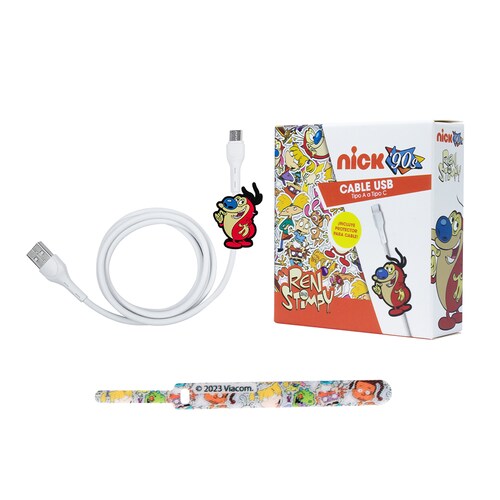 Cable USB a Tipo C - Stimpy  - Ren & Stimpy - Geek Industry .