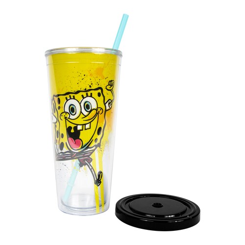 Vaso con popote Bob esponja - Nickelodeon - Geek Industry 