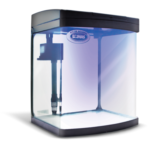 Lomas Kit Acuario y/o Peceras Rectangular con Luz Led de 56 Litros
