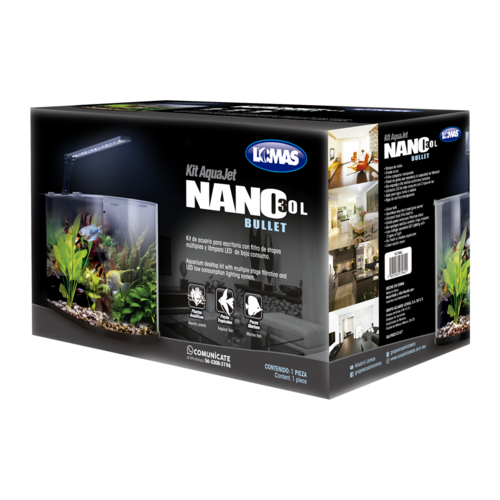 ACUARIO NANO BULLET 30 L