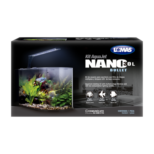 ACUARIO NANO BULLET 30 L