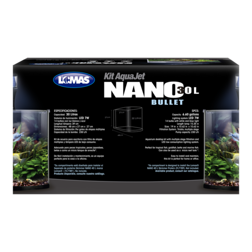 ACUARIO NANO BULLET 30 L
