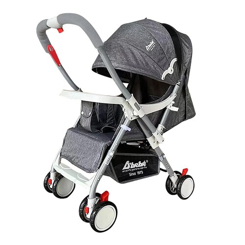 Carriola de mango reversible Baby BM Gris.