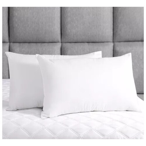 Almohadas 2 Pack Estándar Microfibra Media. Blancos 