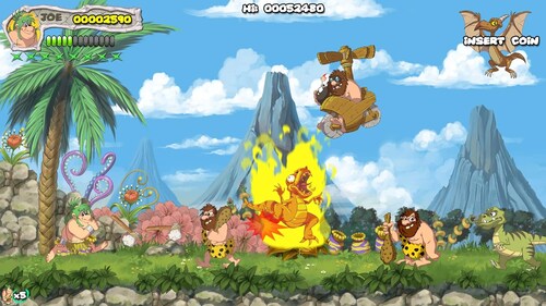 New Joe and Mac: Caveman Ninja - T-Rex Edition - PlayStation 5