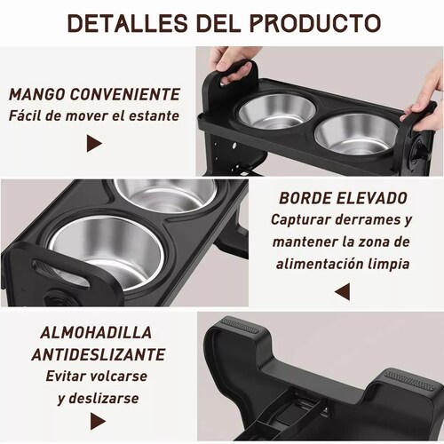 Comederos Para Perros Elevados, Platos Para Gatos,contenedor