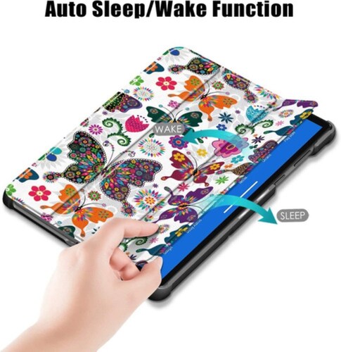 Funda Para Tablet Tab M10 (3ra Gen.) 10.1 Tb-328f Blanco Mariposas