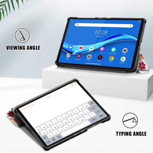 Funda Para Tablet Tab M10 (3ra Gen.) 10.1 Tb-328f Blanco Mariposas