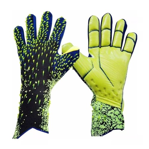 Antideslizante Los Guantes De Portero De Fútbol Respirables Verde
