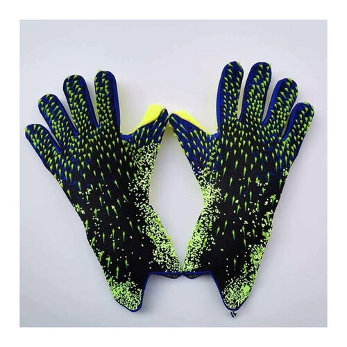 Antideslizante Los Guantes De Portero De Fútbol Respirables Verde