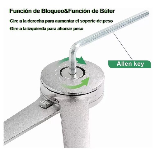 Brazo Elevable Para Puertas Alacenas Gabinetes Cocina Closet