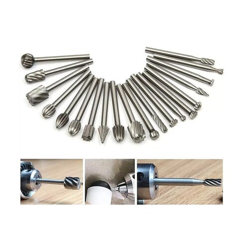 Kit Fresas Para Madera Carburo Para Dremel Mototool 20 Pzs