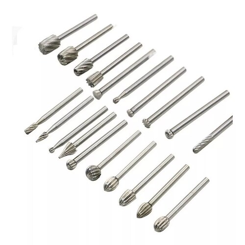 Kit Fresas Para Madera Carburo Para Dremel Mototool 20 Pzs