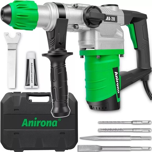 Rotomartillo Cincelador Industrial Sds 1600w Verde