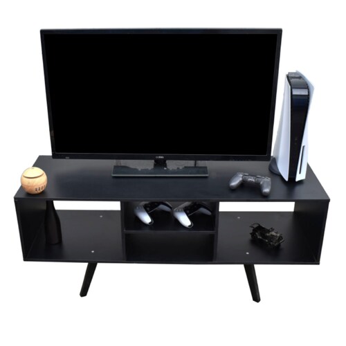 Centro De Entretenimiento Barcelona Mueble Para TV Moderno Negro.