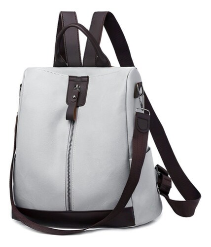 Bolso Antirrobo De Hombro De Moda Informal Blanco